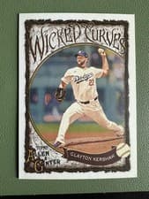 Clayton Kershaw 2025 Topps Allen and Ginter Wicked Curves card