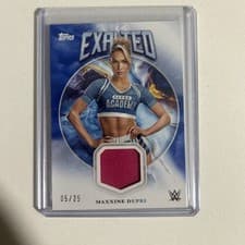 2025 Topps Exalted WWE Wrestling Exalted Relics Maxxine Dupri #ER-MDI card