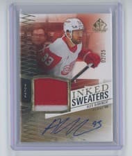 2025-26 SP Game Used Inked Sweaters Alex DeBrincat #IS-AD card