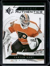 Carter Hart 2018 SP card