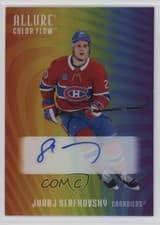 2025-26 Upper Deck Allure Color Flow Full Rainbow Auto Juraj Slafkovsky #RA-JS card
