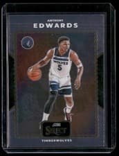 2024-25 Panini Select Score Select Throwback Anthony Edwards #15 card