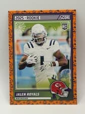 2025 Score-A-Treat Base Rookies Pumpkin Jalen Royals #8 card