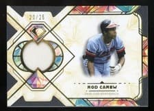 2025 Topps Diamond Icons Single Player Relics Rod Carew #SPR-RCA card