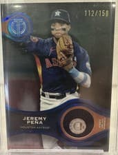 2025 Topps Tribute Stamp Of Approval Jeremy Peña #SOA-JP card