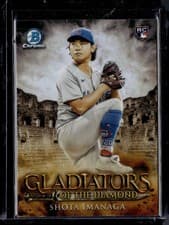 Shota Imanaga 2024 Bowman Chrome Gladiators of the Diamond card
