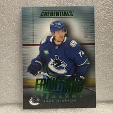 2025-26 Upper Deck Credentials Front Row Talent Jake DeBrusk #FRT-13 card
