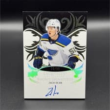 2024-25 Upper Deck Ice Exquisite Collection Rookies Signatures Zach Dean #ERS-ZD card