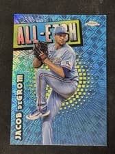 2025 Topps Chrome Logofractor Edition All-Etch Jacob deGrom #CAE-5 card