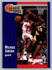 Michael Jordan 1991 Fleer card