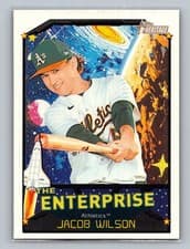 2026 Topps Heritage The Enterprise Jacob Wilson #TE-JW card