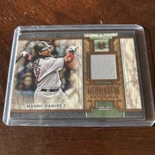 2025 Topps Museum Collection Meaningful Material Relics Manny Ramirez #MMR-MR card