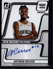 Antonio Reeves 2024-25 Donruss Next Day Autographs card