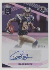 Isaac Bruce 2019 Panini Donruss Elite Signatures card