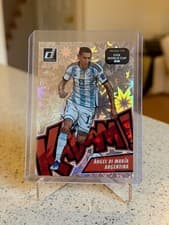 Angel Di Maria 2025 Panini Donruss Road to FIFA Kaboom card