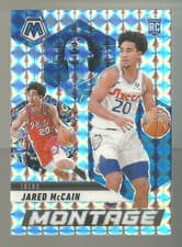 2024-25 Panini Mosaic Montage Jared McCain #5 card