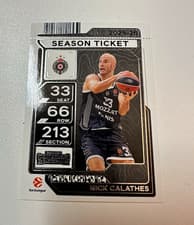 Nick Calathes 2025-26 Panini Contenders EuroLeague Base Season Ticket card