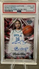 2025-26 Bowman Sapphire Sapphire Selections NIL Sienna Betts #SNA-SB card