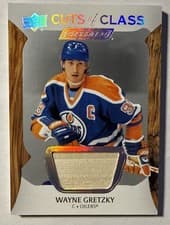 Wayne Gretzky 2024-25 Upper Deck Engrained Icons Cuts of Class Relics card