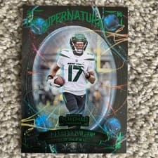 Garrett Wilson 2022 Panini Contenders Supernatural card