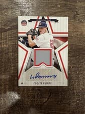 2025 Panini Stars & Stripes Signature Materials Cooper Rummel #SSM-CR card