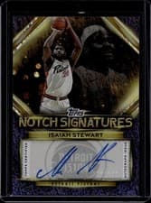 2025-26 Topps Topps Notch Signatures Isaiah Stewart #TNS-IS card