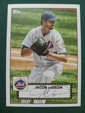 Jacob deGrom 2021 Topps 1952 Redux card