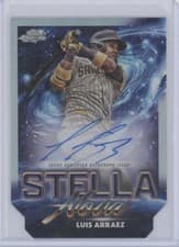 2025 Topps Cosmic Chrome Stella Nova Autographs Luis Arraez #SNA-LA card
