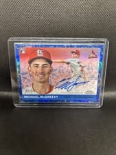 2025 Topps Chrome Platinum Autographs Michael McGreevy #CPA-MMC card