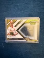 2025 Topps Tier One Clearly Perfect Autographs Mark McGwire #CPA-MM card