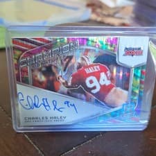 2024 Panini Spectra Champion Signatures Charles Haley #CS-CHY card