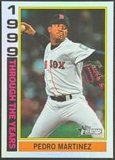 2025 Topps Heritage Through the Years Pedro Martinez #TTY-14 card