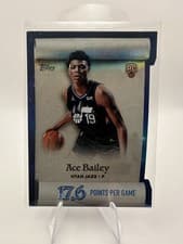 2025-26 Topps Holiday Making The Nice List Ace Bailey #ML-5 card