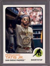 Fernando Tatis Jr. 2022 Topps Heritage card