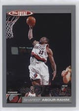 Shareef Abdur-Rahim 2004-05 Topps Total Base Set card