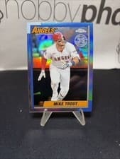 Mike Trout 2025 Topps Chrome Update 1990 card