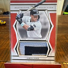 2025 Topps Definitive Collection Jumbo Relic Collection Aaron Judge #DJRC-AJ
