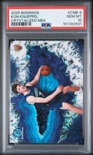 2025-26 Bowman Crystallized NBA Kon Knueppel #CNB-4 card