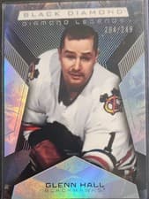 2025-26 Upper Deck Black Diamond Diamond Legends Glenn Hall #BDL-GH card