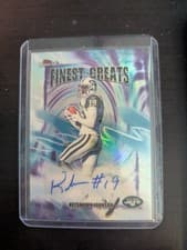 2025 Finest Finest Greats Autographs Keyshawn Johnson #FGA-KJ card