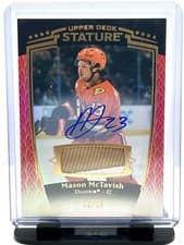 2024-25 Upper Deck Stature Base Memorabilia Mason McTavish #5 card