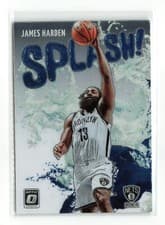 James Harden 2021 Panini Donruss Optic Splash card