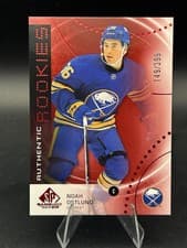 2025-26 SP Game Used Authentic Rookies Noah Ostlund #AR-NO card