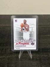 2024-25 Panini Court Kings Works in Progress Alexandre Sarr #29 card