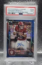 2025 Bowman University Chrome Chrome Prospect Autographs Fernando Mendoza #BCA-FME card
