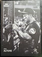 2025 Topps Black & White Base Set Jose Altuve #11 card