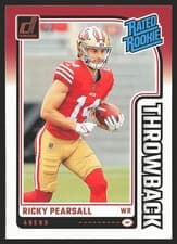 2024 Donruss Rated Rookies Throwback Ricky Pearsall #33
