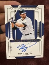 2025 Panini National Treasures Timeless Talents Signatures Mike Piazza #20 card