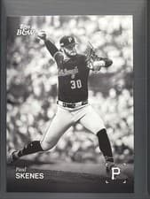 2025 Topps Black & White Base Set Paul Skenes #8 card