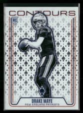 Drake Maye 2024 Panini Phoenix Contours card